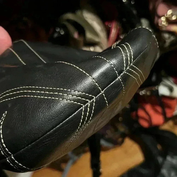 Vintage Coach Soho Style Crossbody Soft Leather Black Bag EUC - Picture 8 of 11